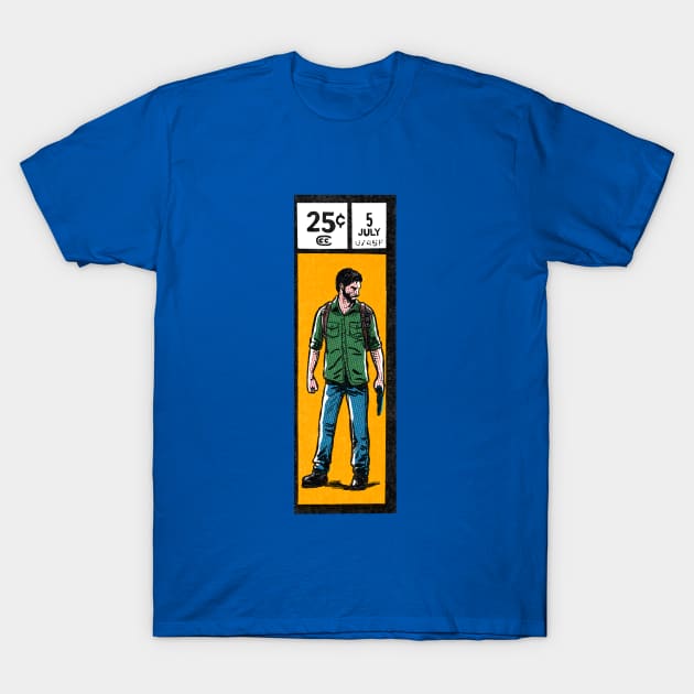 Comic book corner box - Joel The Last of Us fan art T-Shirt by MarkScicluna